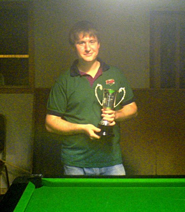 Matt with the trophy